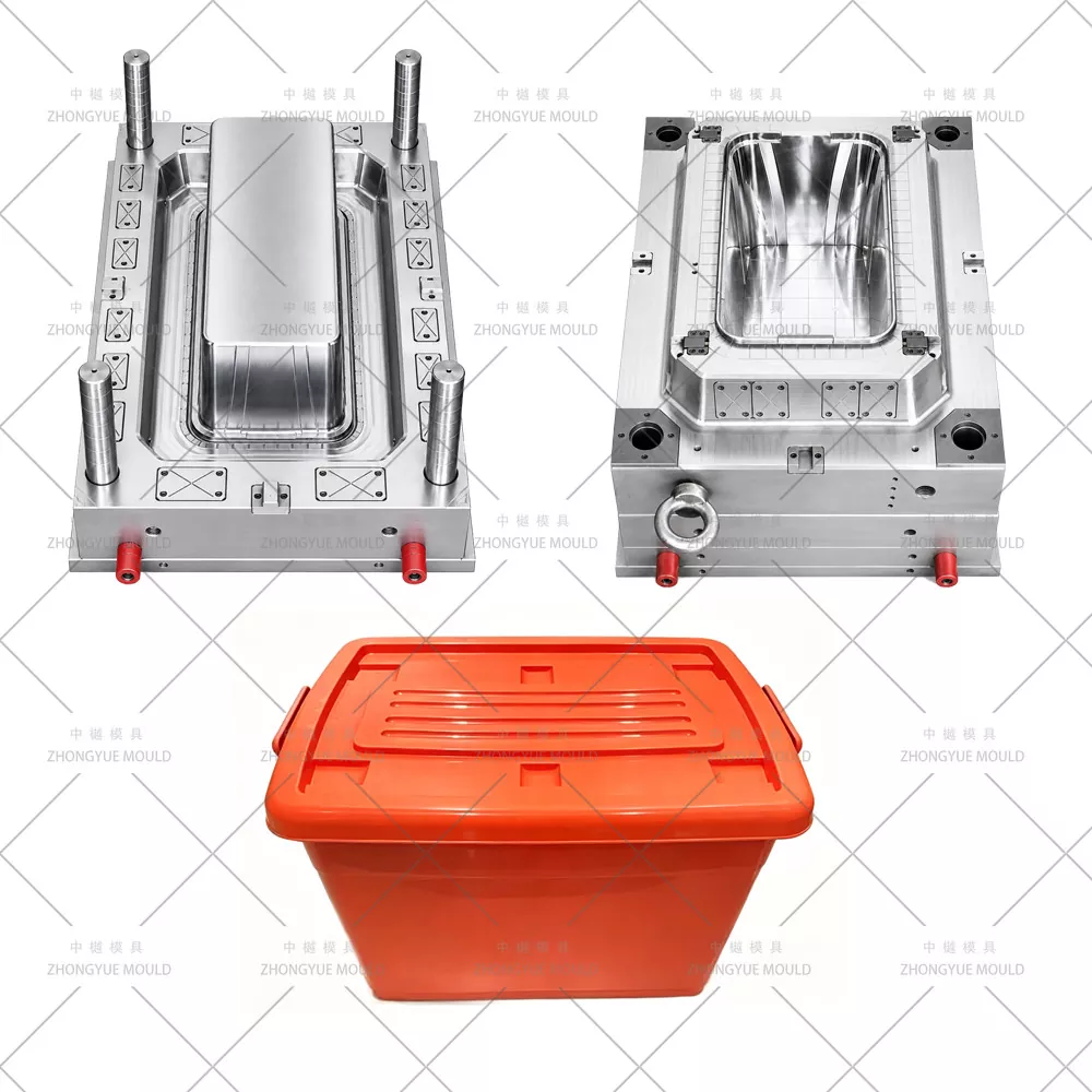 Molde de caja de almacenamiento de 40 litros