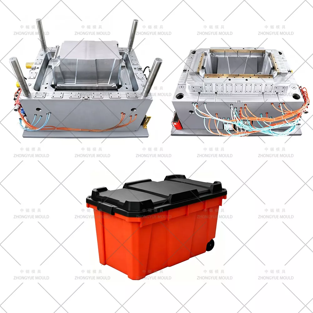 Molde de caja de almacenamiento de 50 litros