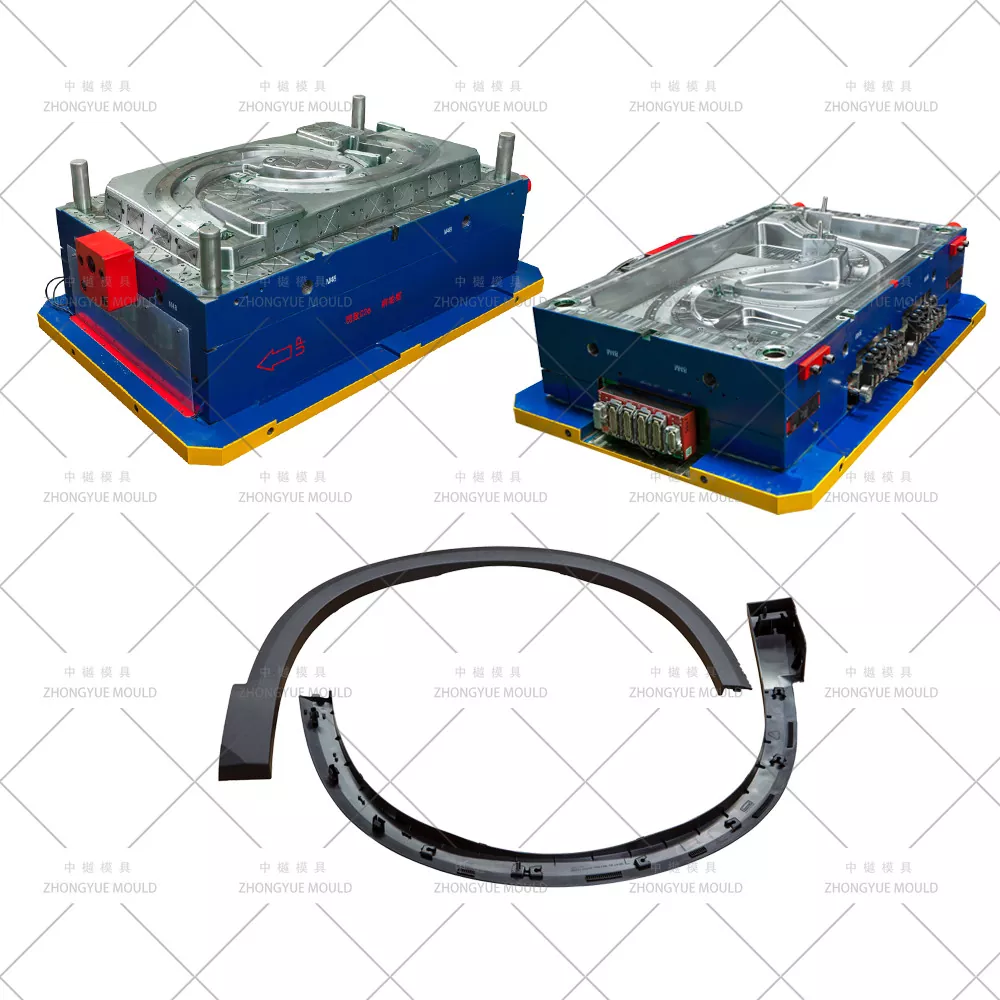 Molde para guardabarros delantero automotriz