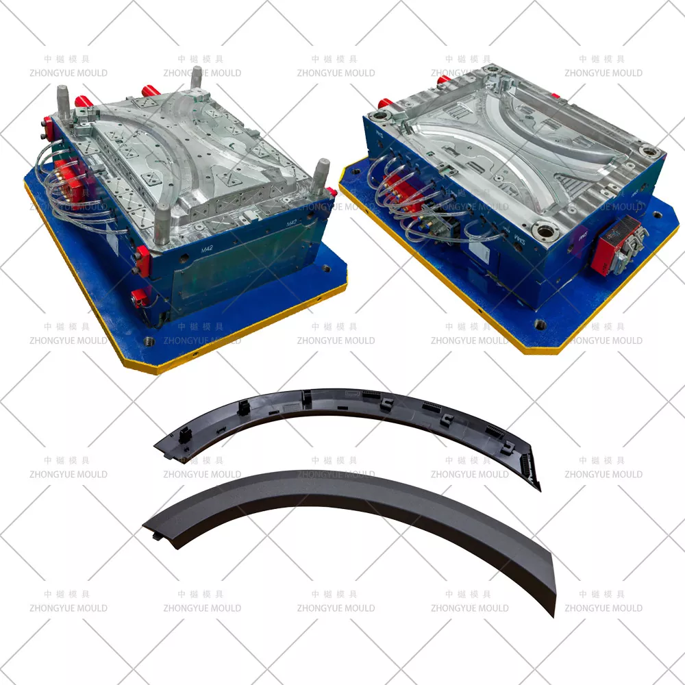 Molde para guardabarros trasero automotriz