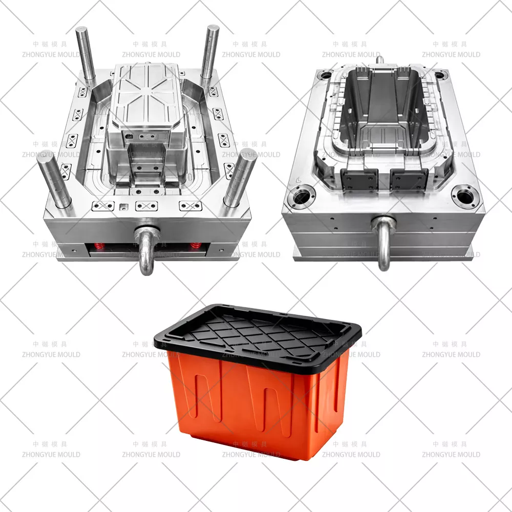 Molde de caja de almacenamiento resistente