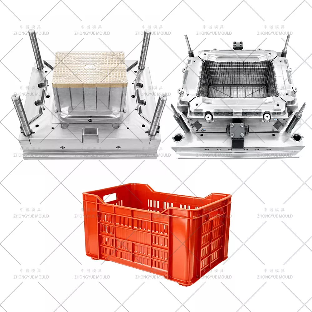 Molde de caja de pescado de plástico