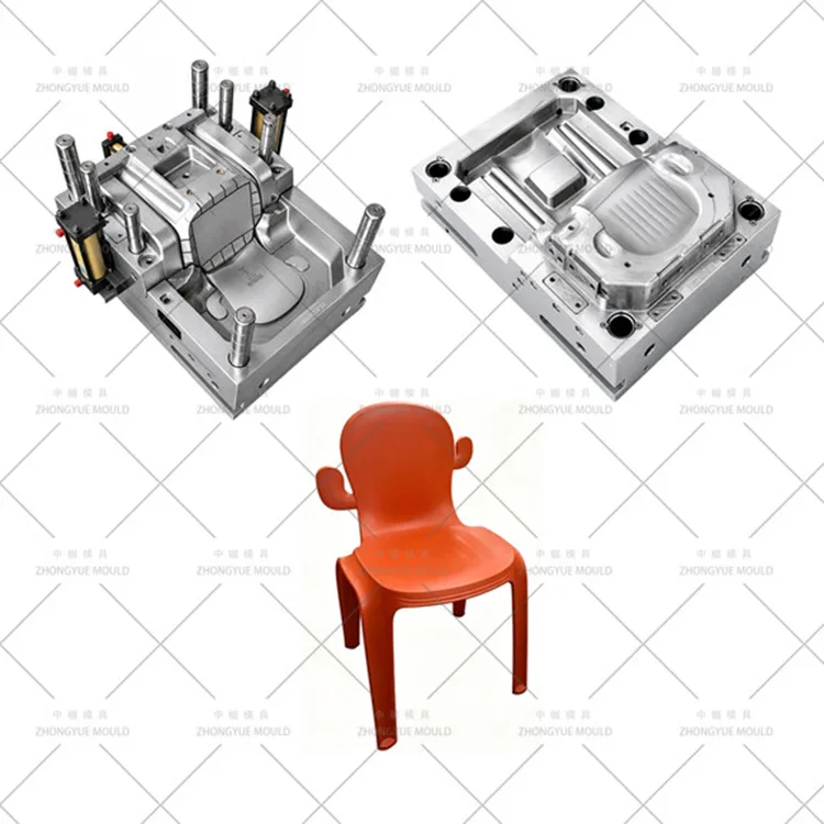 Molde de silla infantil adorable de plástico para interiores