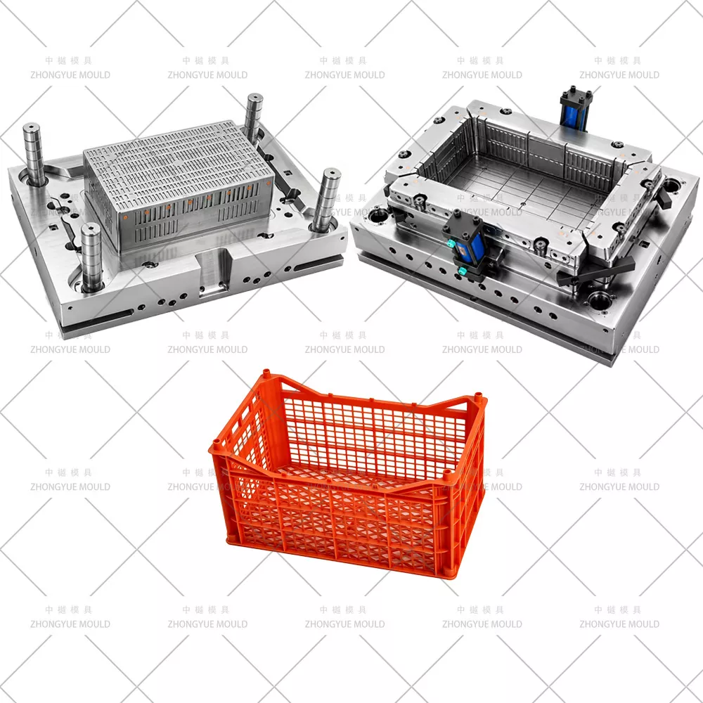 Molde de plástico para cajas de verduras